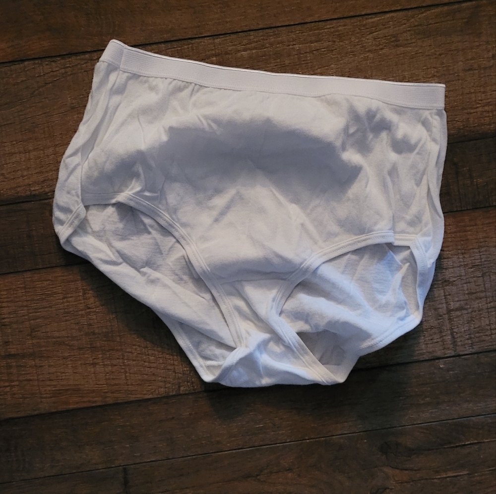 Classic White Cotton Panties M SAMPLE NWOT